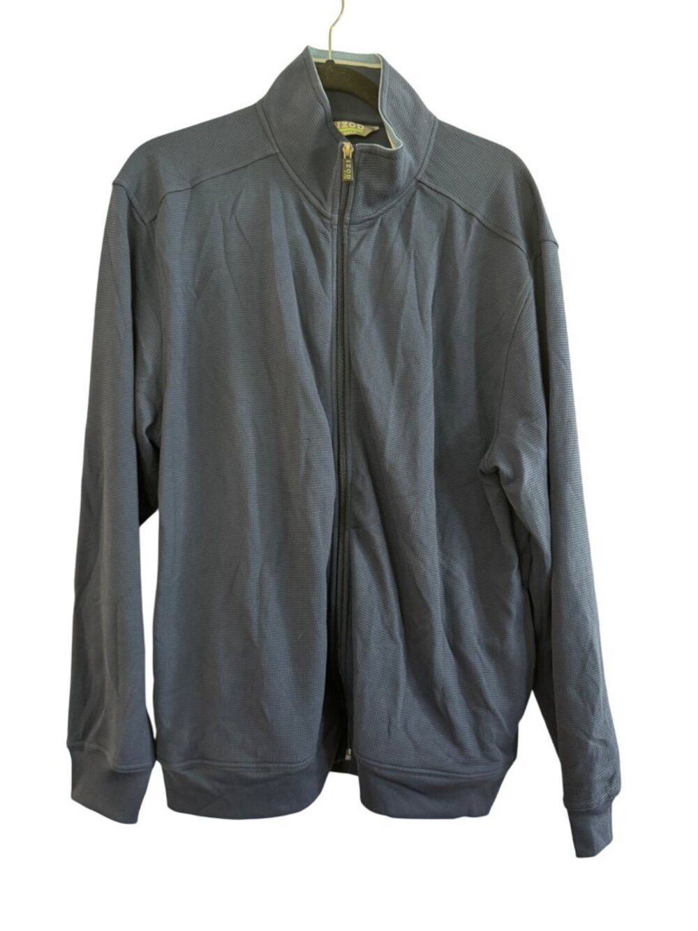 Izod Extreme Function Golf Full-Zip Jacket L/G Blue Lightweight Performance Wear